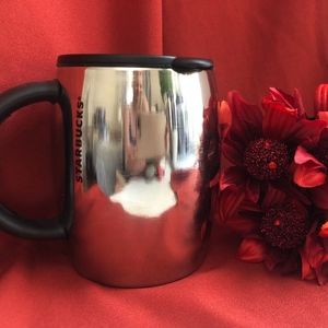 Siver Starbucks tumbler